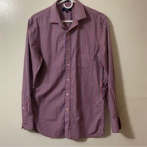 Thompson Shirtings 80’s 2 Ply slim flex wrinkle-free dress shirt